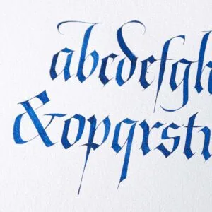 Fraktura Detail of a fraktur alphabet