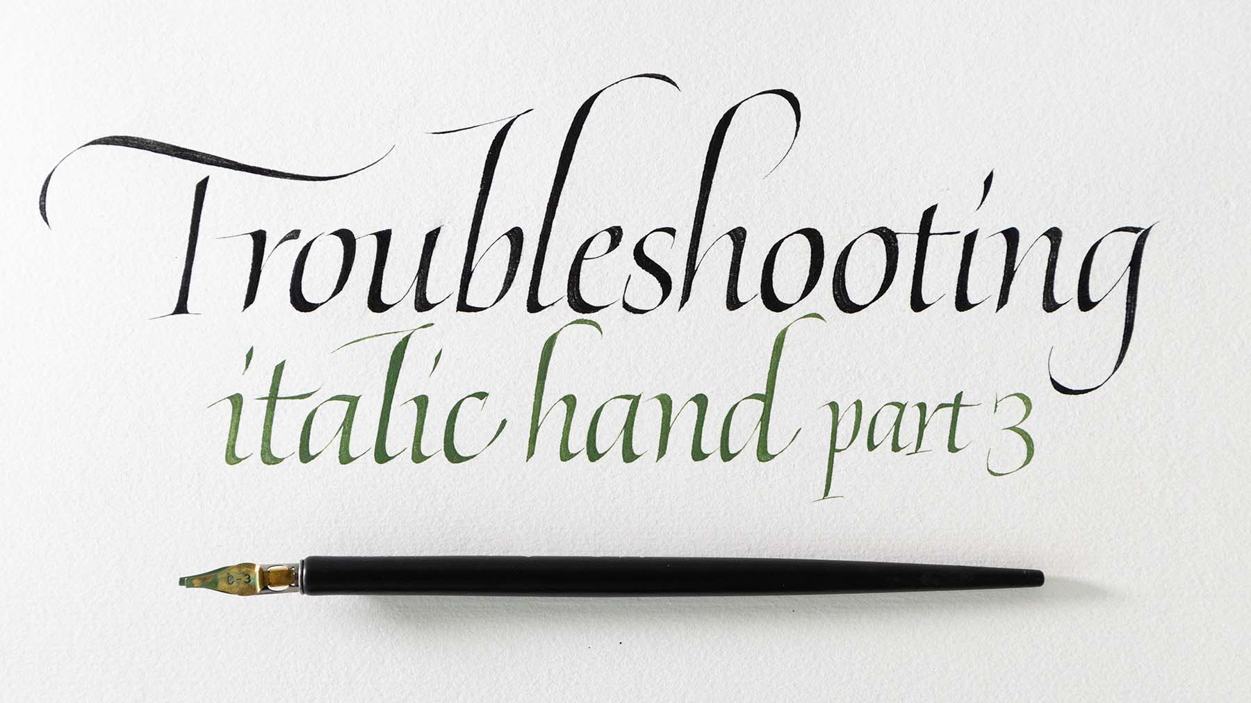 Troubleshooting Italic Part 3