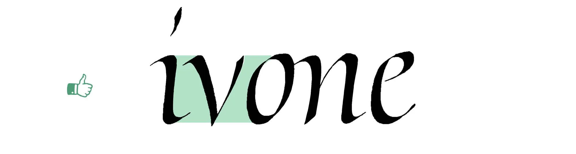 correct italic calligraphy spacing with triangular letters