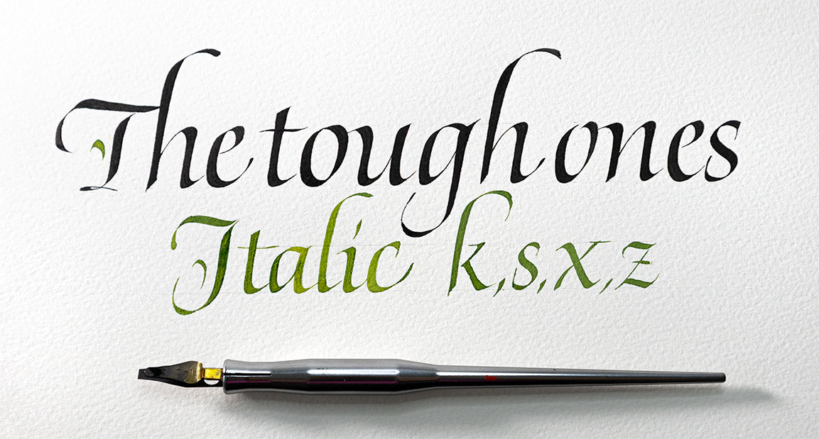 The tough ones – dealing with k, s, x, and z